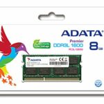 ADATA Premier DDR3 1600Mhz PC3L 12800 1.35V 204 Pin Laptop SO-DIMM 8GB RAM Memory