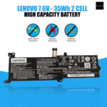 Buy Genuine Lenovo IdeaPad 130-14AST Battery L16C2PB1 7.6V 35Wh 2 Cell