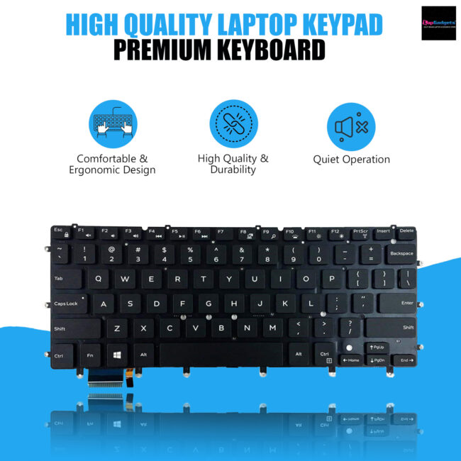 Backlit keyboard for Dell XPS 13 9360