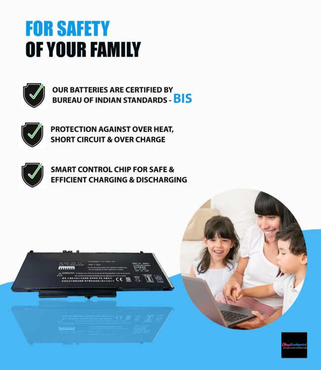 Dell latitude e5270 e5570 e5470 battery 6mt4t 7v69y
