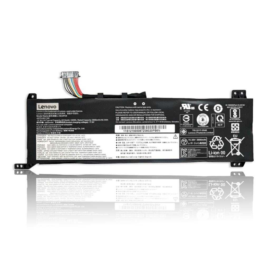 Buy Genuine Lenovo Legion 5 15ARH05 15IMH05 Legion R7000 2020 battery L19C4PC0 4 cell 60wh 4010mAh