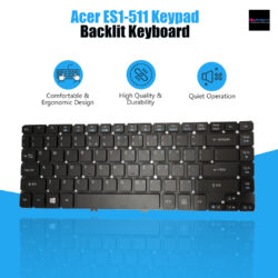 Top Backlit Laptop Keyboard for Acer ES1-511 E5-411 E5-471 E1-470 E1-432 V3-472 E1-422 E1-472 E1-410 ES1-411 E1-430 E5-421 ES1-421 ES1-431 V3-431 V3-471 US Black