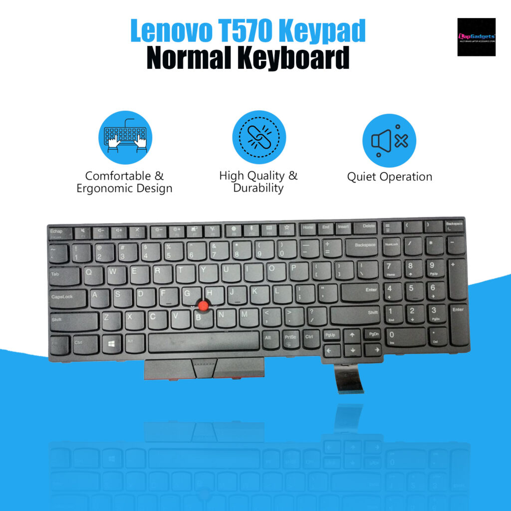 New Original T570 Black Normal Keyboard T580 P51s P52s