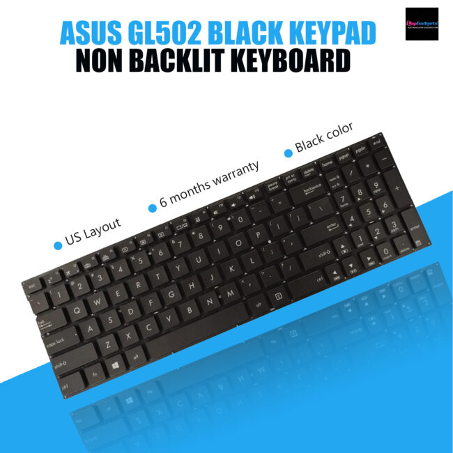 Asus laptop keyboard Gl502 15inch normal black keyboard