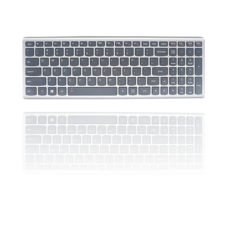 Lapgadgets Silver Backlit Keyboard G500S G505S G510S, S500 S510 S510p (Touch), Z505 Z505A Z510, Flex 15 Flex 15D FLEX15 FLEX15D