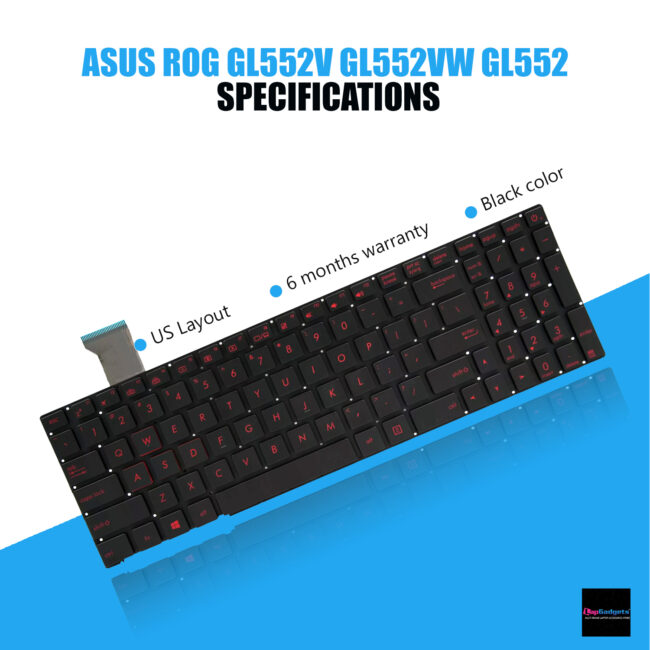 Laptop Keyboard for ASUS GL552V