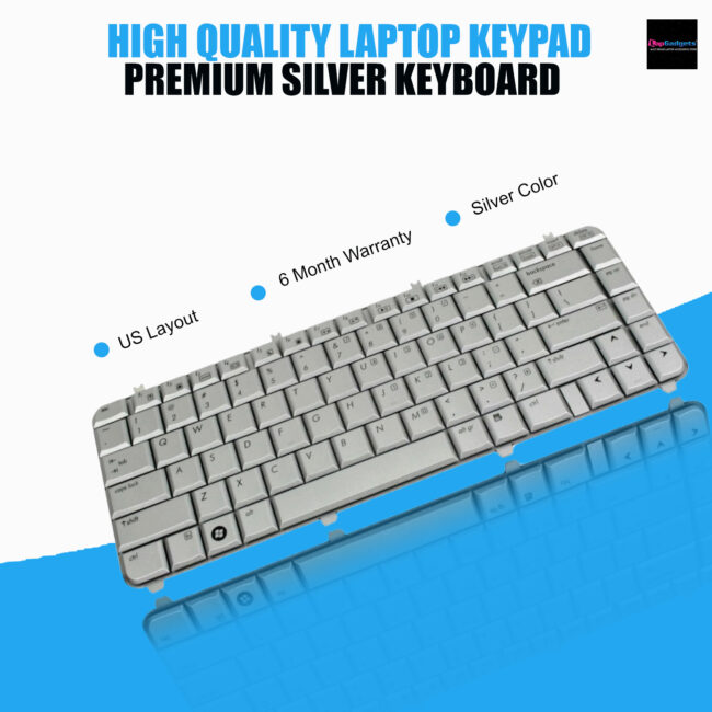 DV4 Silver 14-Inch Laptop Keyboard