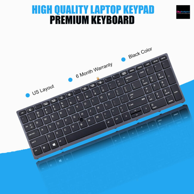 Laptop Keyboard for HP Zbook 15 G3