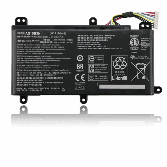 Acer AS15B3N Battery for Predator 15 ,Predator 17, Predator 21 , Predator G9 / G9000