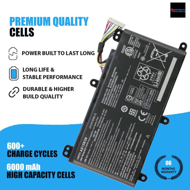 Laptop Battery Compatible with Asus AS15B3N