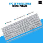 Sony Vaio VPC-EB Series White Keyboard