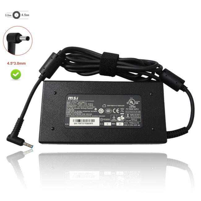 120W Charger for msi Laptop Charger msi gf63 gv15 GV15-Thin-11SC GF63 Thin 10 11 12Th Intel core Laptop ms-16r5 ms-16r6 ms-16r7 adp-120vh d a17-120p2a
