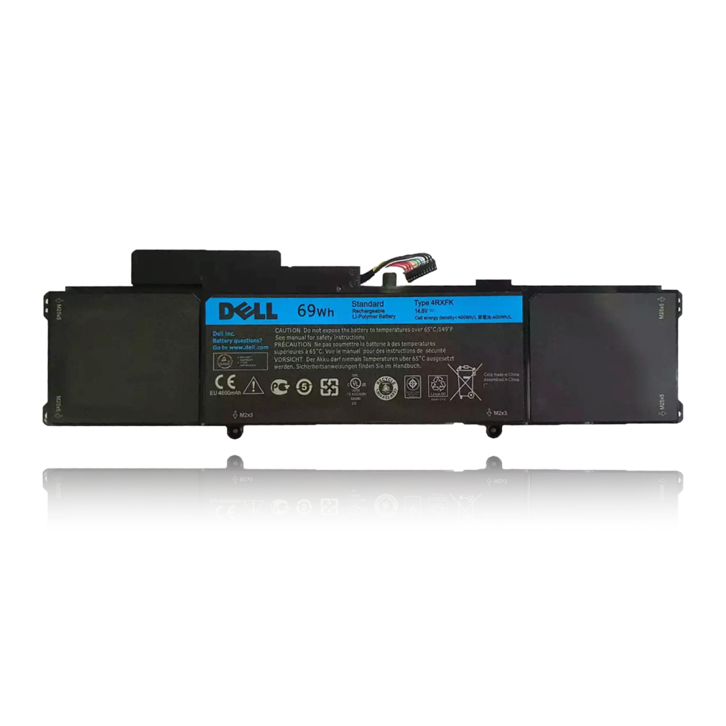 4RXFK C1JKH FFK56 Laptop Battery compatible with Dell Ultrabook XPS 14 XPS 14-L421x Series 69Wh