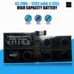 Battery for Microsoft G3HTA061H Surface Pro 7