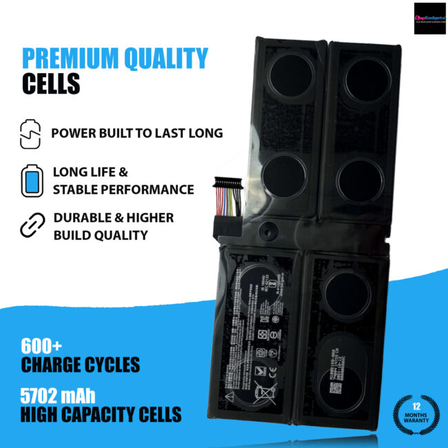 Battery for Microsoft G3HTA061H Surface Pro 7