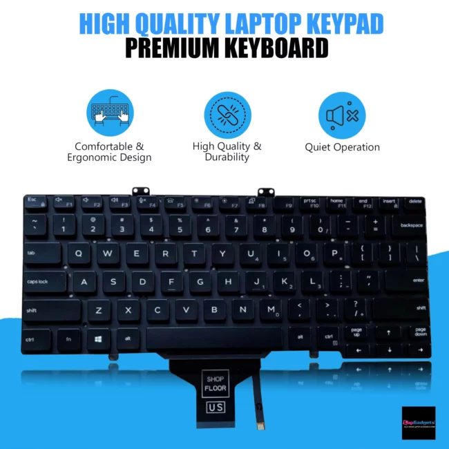 Laptop Keyboard For Dell 7400