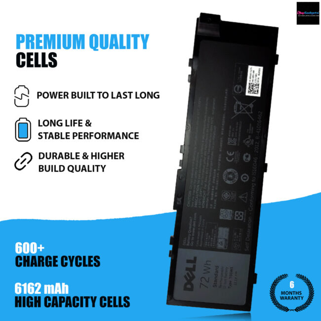 Original Laptop Battery Dell T05W1, Original Laptop Battery Dell T05W1 price, dell M7510 laptop battery, M7710 laptop battery for dell , dell laptop battery price, dell original laptop battery price