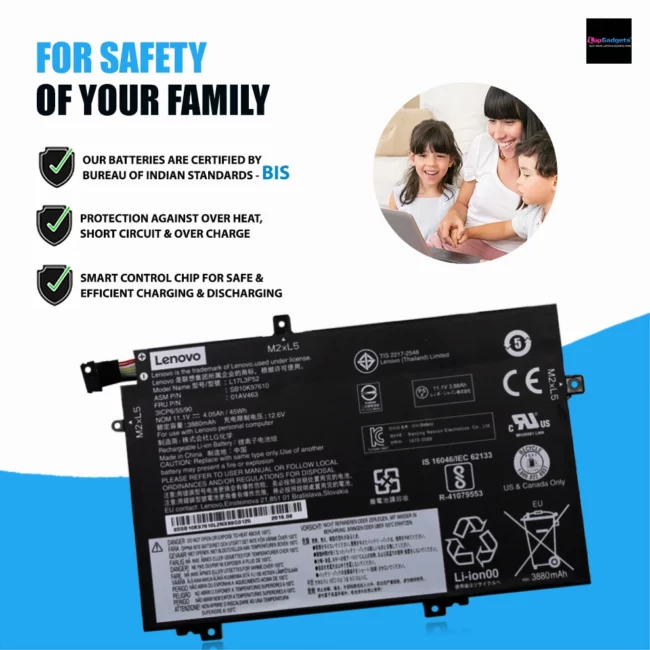 Original Lenovo Laptop Battery 01AV463,Original lenovo laptop battery 01av463 price, Original lenovo laptop battery 01av463 replacement, Original lenovo laptop battery 01av463 price in india, Original lenovo laptop battery 01av463 specifications, lenovo l480 battery replacement, lenovo l480 battery capacity, lenovo laptop battery backup time, lenovo laptop battery life hours, lenovo laptop battery replacement