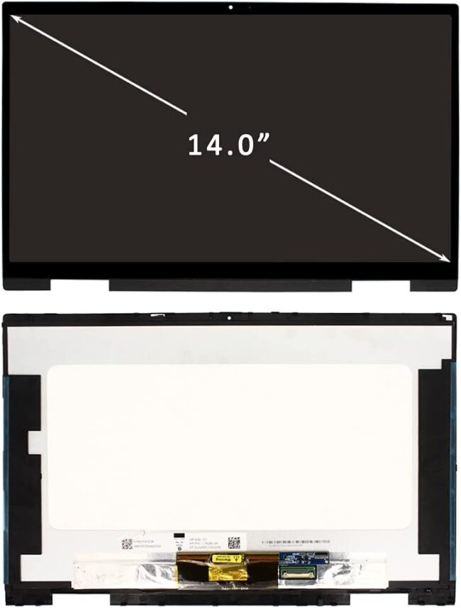 14" 1920x1080 FHD LED LCD Display Touch Screen Digitizer Assembly Replacement W/Bezel for HP Pavilion X360 14M-DY 14-DY 14T-DY 14M-DY1033DX 14T-DY000 14-DY0005LA 14-DY2050WM