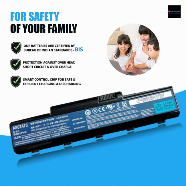 Compatible AS07A73 Laptop Battery For Acer, acer laptop battery, acer laptop battery price