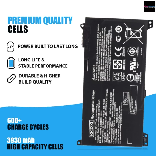 HP Compatible Laptop Battery RR03XL, Hp compatible laptop battery rr03xl price, Hp compatible laptop, battery rr03xl india, Hp compatible laptop battery rr03xl , rr04xl battery