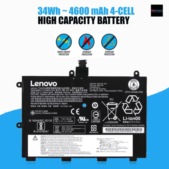 Original Lenovo Laptop Battery 45N1750 ,Original lenovo laptop battery 45n1750 replacement, Original lenovo laptop battery 45n1750 review, lenovo laptop battery price,lenovo battery price,lenovo thinkpad battery price, lenovo original battery price