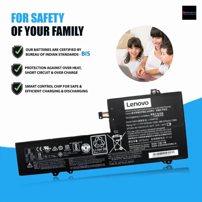 Original L16C4PB2 Laptop Battery, lenovo battery replacement, lenovo laptop battery replacement, lenovo laptop battery price