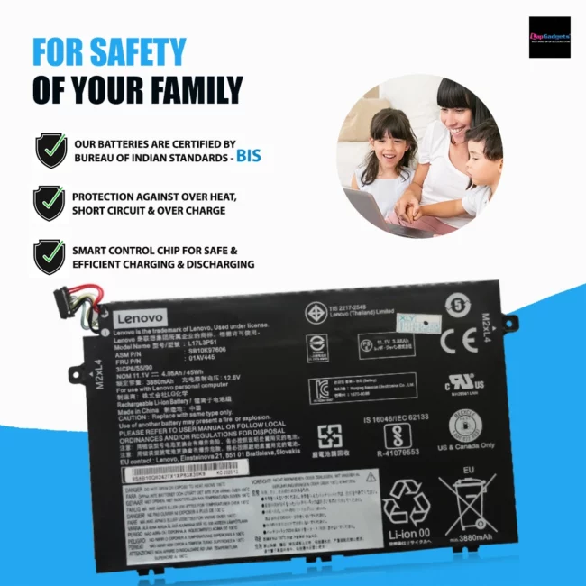 Original laptop battery L17L3P51,Original laptop battery l17l3p51 price, Original laptop battery l17l3p51 replacement, Original laptop battery l17l3p51 price in india, l17l3p51 battery