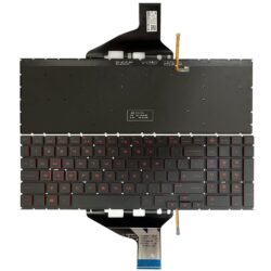 For HP OMEN 15-DC 15-DH 15T-DC 17-CB US Version Keyboard with Red Backlight
