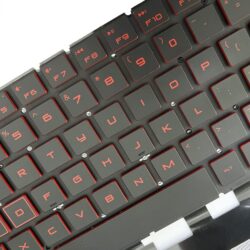 For HP OMEN 15-DC 15-DH 15T-DC 17-CB US Version Keyboard with Red Backlight