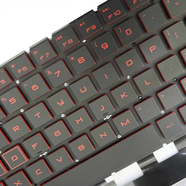 For HP OMEN 15-DC 15-DH 15T-DC 17-CB US Version Keyboard with Red Backlight