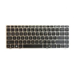 US Version Keyboard with Silver Frame for HP EliteBook 8470B 8470P 8470 8460 8460p 8460w ProBook 6460 6460b 6470