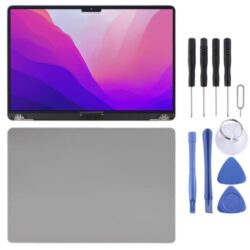 For MacBook Pro Retina 13.6 inch M2 A2681 EMC3650 2022 LCD Screen with Digitizer Full Assembly - Grey