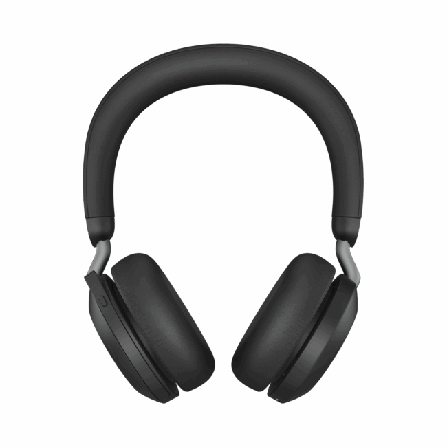 Jabra Evolve2 75 PC Wireless On Ear Headset with 8-Microphone Technology