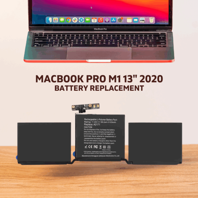 Macbook Pro M1 battery A2338 battery