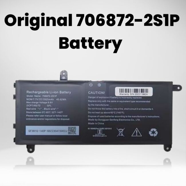 706872-2S1P Laptop Battery