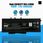 Battery Compatible for Dell Latitude 5480 / 5580 / 5280 4-Cell 43Wh Laptop Battery