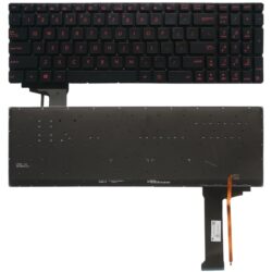 US Version Keyboard with Keyboard Backlight for Asus GL552 GL552J GL552JX GL552V GL552VL GL552VW N552VW N552VX G771JM G771JW, For Asus GL552(Black with Backlight), For Asus GL552(Silver with Backlight)