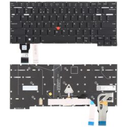 US Version Backlit Laptop Keyboard with Pointing for Lenovo ThinkPad T14s Gen 2 P1 GEN4 X1 Extreme Gen4