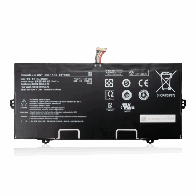 AA-PBMN4MR Laptop Battery for Samsung Galaxy Book Pro 360 NP930XDB NP935XDB NP930XED NP930QDB NP930QED NP950QED NP934QED-KA1DE NT930QED-K71A NP940XFG NP930XDB-KD1US NP935XDB-KC2DE Series 15.44V 62.1Wh