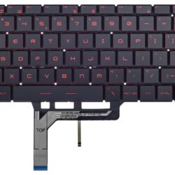 US Keyboard NSK-FDABN For MSI GF63 8RC 8RD MSI GS65 Stealth series (with red backlit)