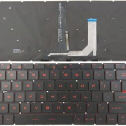 US Keyboard NSK-FDABN For MSI GF63 8RC 8RD MSI GS65 Stealth series (with red backlit)