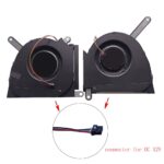 New CPU GPU Cooling Fans for ASUS TUF Dash (2022) F15 FX517 FX517ZC FX517ZM FX517ZR RTX 3060 3070 Series Laptop Replacement Fan DC 12V Fan (1 Pair)