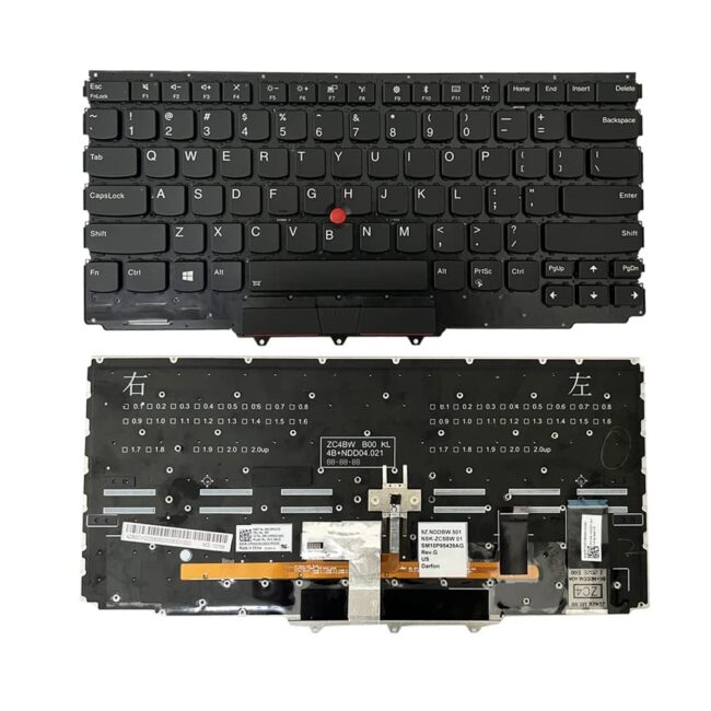 Laptop Keyboard Compatible for Lenovo ThinkPad X1 Yoga Gen 2nd 3rd 2017 2018 US Keyboard with Backlit