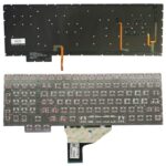 Red Backlit Laptop Keyboard Replacement Compatible with HP Omen 15-CE Series
