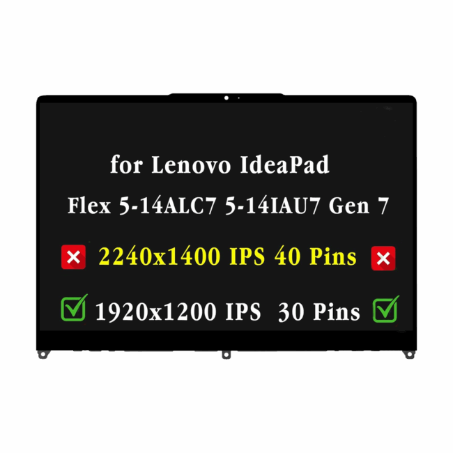 Replacement for Lenovo IdeaPad Flex 5-14ALC7 5-14IAU7 Gen 7 82R9 82R7 82TA Series