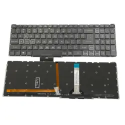 Laptop Keyboard for Acer Nitro 5 AN515-55, AN515-56, AN515-57, AN515-58, AN515-45,AN517-52 Backlight With white keys