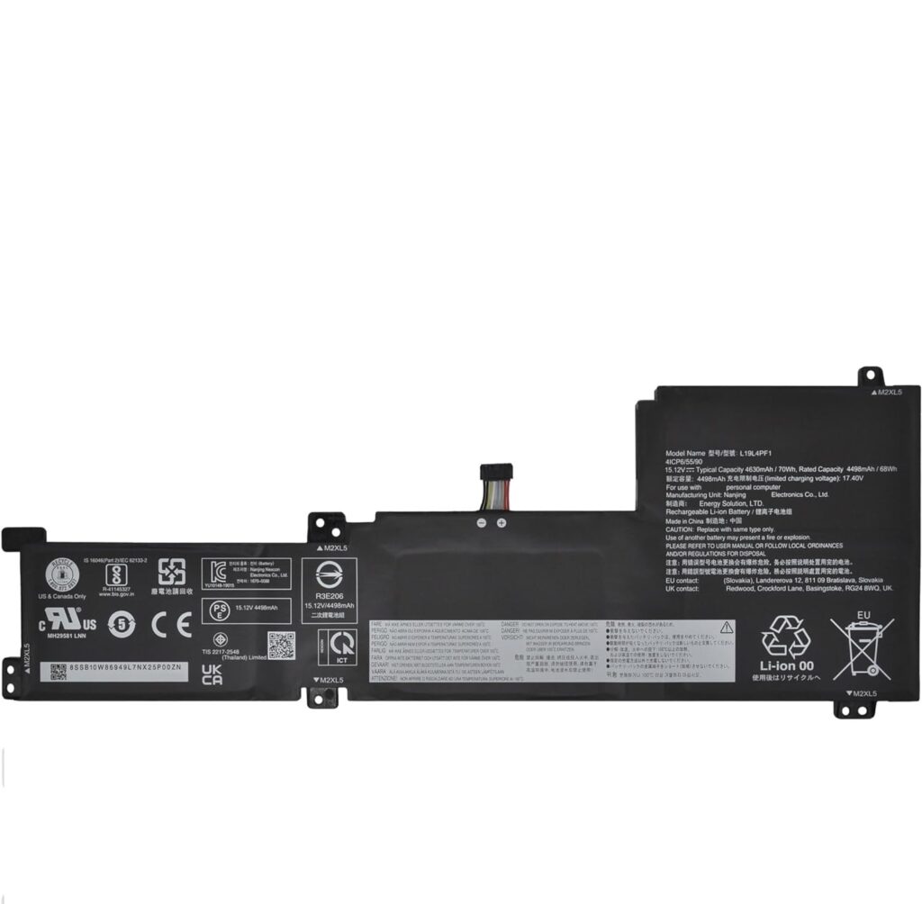 Battery for Lenovo Ideapad 5-15 5-15IIL05 5-15ARE05 5-15ITL05 5i Series (4 cells ~ 15.2v ~ 4400mAh)
