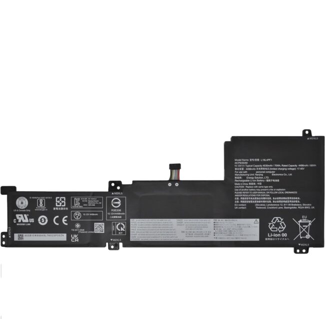 Battery for Lenovo Ideapad 5-15 5-15IIL05 5-15ARE05 5-15ITL05 5i Series (4 cells ~ 15.2v ~ 4400mAh)
