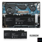 R15B02W Laptop Battery For Xiaomi RedmiBook Pro 15 R5 R7 XMA2007-BJ XMA2007-BB XMA2007-AJ XMA2007-AB 15.4V 4545mAh/70WH